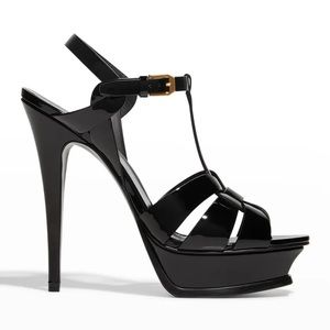 Saint Laurent
Tribute Patent Platform Sandals Size 37,5